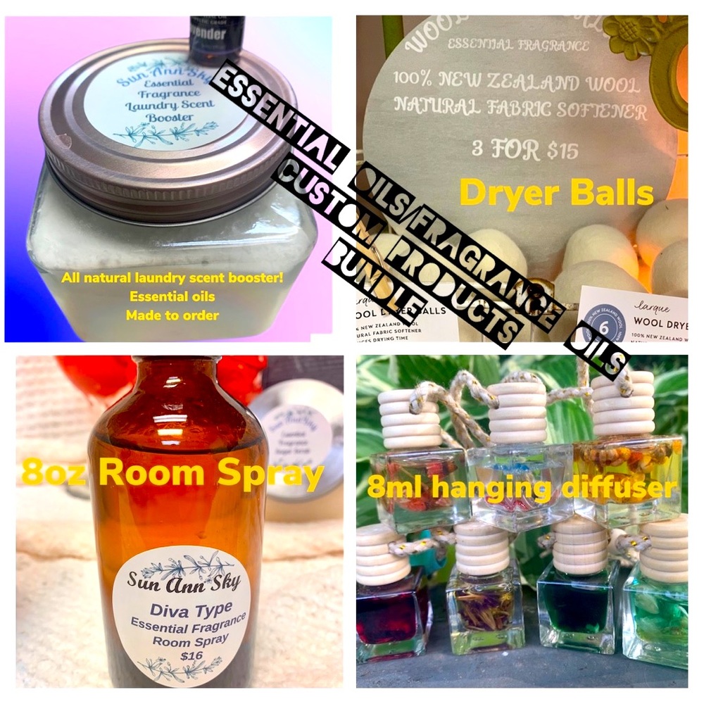 Sandalwood essential fragrance oils bundle